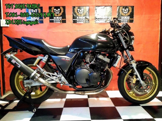 T&amp;T BIKE RAMA2 ขาย HONDA CB400 94 ของแต่งตามรูป เอกสาร ทะเบียนแท้