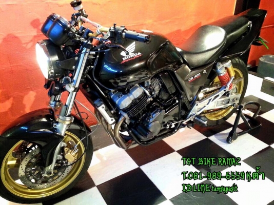 T&amp;T BIKE RAMA2 ขาย HONDA CB400 94 ของแต่งตามรูป เอกสาร ทะเบียนแท้