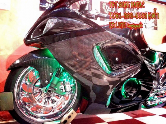 T&amp;T BIKE RAMA2 ขายHAYABUSA ปี2012 วิ่ง1000โล กุญแจ2ดอก ทะเบียนแท้ แจ้งดัดแปลงลงเล่มพร้อม
