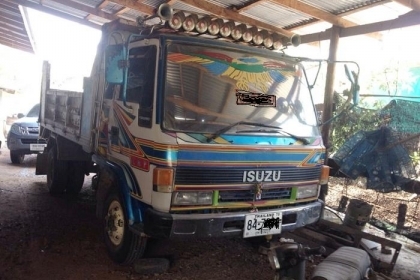 ขายรถดั้มอีซูซูร็อคกี้ FRR เครื่อง 195 แรงม้า6HE-1 รถประกอบครับ
