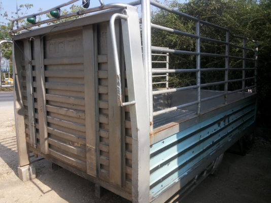 กระบะสแตนเลส 4 ล้อ เป็นสแตนเลสทั้งใบพื้นหนา ต่ออู่เอกชัย สวย ราคาถูก