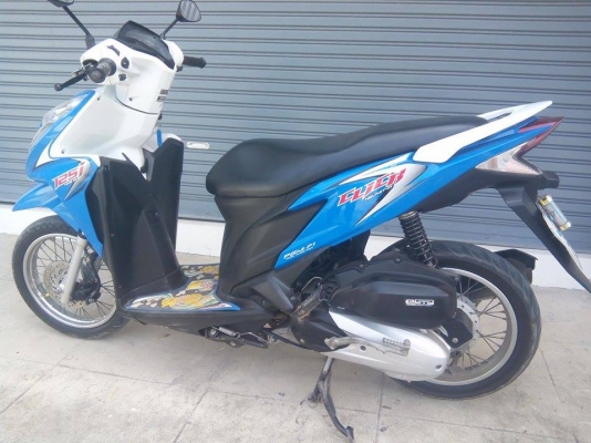 ขาย honda cilck 125i สี ฟ้า ขาว