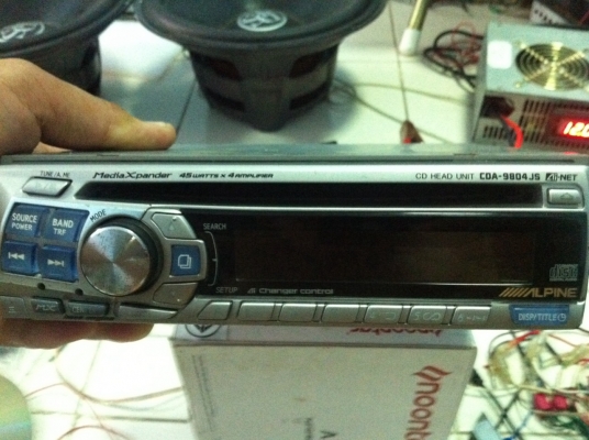 Alpine CDA-9804JS CD คุมกล่องCD มือ2 ญี่ปุ่น