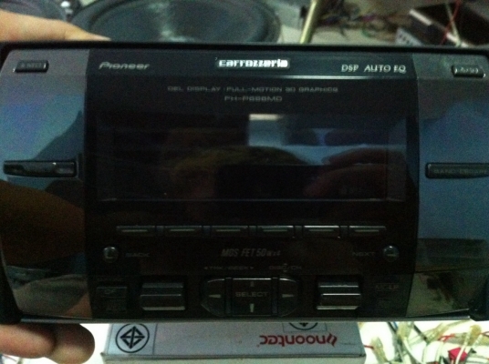 Pioneer FH-P666MD CD MD AUX คุมกล่องCD สไลไฟฟ้า กราฟฟิก สภาพสวย มือ2 ญี่ปุ่น