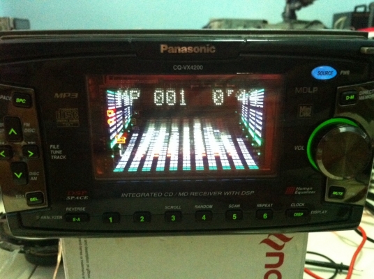 Panasonic CQ-VX4200D MP3 CD MD AUX กราฟฟิก 3ปรีเอ้า สภาพสวย มือ2 ญี่ปุ่น Panasonic CQ-VX4200D MP3 CD MD AUX กราฟฟิก 3ปรีเอ้า สภาพสวย มือ2 ญี่ปุ่น