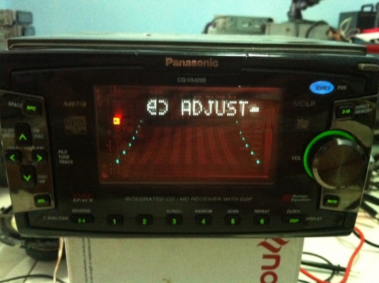 Panasonic CQ-VX4200D MP3 CD MD AUX กราฟฟิก 3ปรีเอ้า สภาพสวย มือ2 ญี่ปุ่น