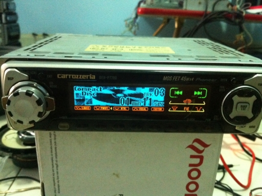 Pioneer DEH-P7700 CD คุมกล่องCD กราฟฟิก 2ปรีเอ้า มือ2 ญี่ปุ่น