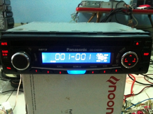 Panasonic CQ-C1303D MP3 CD AUX สภาพสวย มือ2 ญี่ปุ่น