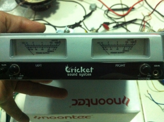 Power Cricket CR-2250 50W 2CH 1ดิน มือ2 ญี่ปุ่น