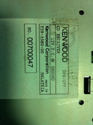 KENWOOD DPX-U77 24Bit USB MP3 CD AUX 2ปรีเอ้า คุมกล่องCD สภาพสวย มือ2 ญี่ปุ่น KENWOOD DPX-U77 24Bit USB MP3 CD AUX 2ปรีเอ้า คุมกล่องCD สภาพสวย มือ2 ญี่ปุ่น