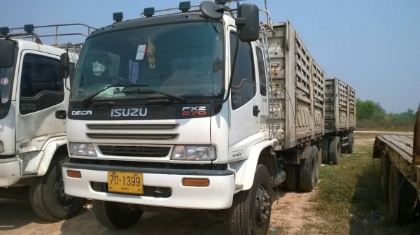 ขายพ่วงแม่-ลูกไม่ดั้ม ISUZU DECA 270 ปี 48 กระบะสามมิตร คัสซีสวย เครื่องเดิม เกียร์เดิม ทะเบียนพร้อมโอน ราคาคุยกันได้ครับ