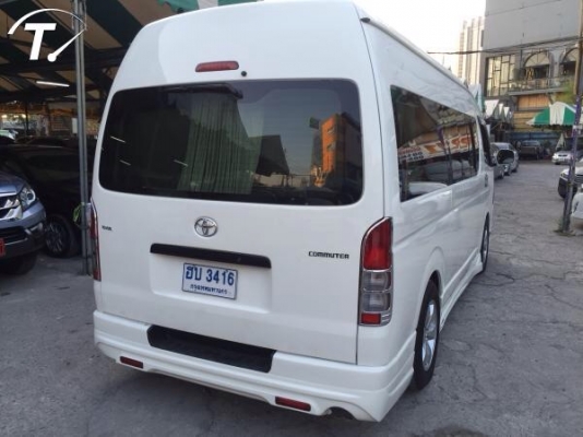 ขายรถตู้. TOYOTA. COMMUTER. CNG. 2011. เกียร์ออโต้. สีขาว สวยๆ แต่งวีไอพี. เต็มๆ ราคา 805,000 บาท. โทร 0922726669 ตันหยงค่ะ
