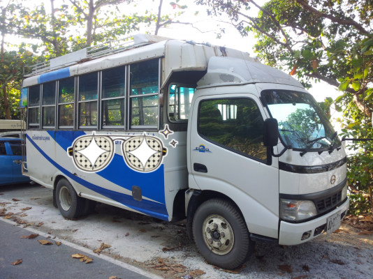 ขายHINOทูโท่ปี2548รถรับส่งพนักงานโรงแรมสวยๆเดิมๆพร้อมใช้