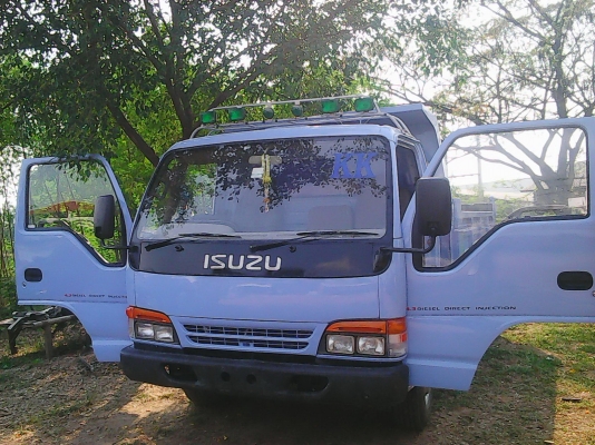 ขายหกล้อดั้มพ์ ISUZU-NPR66LX5T-4HF1-120 ฝาขาวปี42 แอร์ เพาเวอร์ เอฟหน้า-หลัง ดั้มสามมิตร