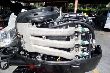 เครื่องเรือ SUZUKI 40 แรง 4 จังหวะหัวฉีด เครื่องติดง่ายเดินเรียบ น้ำออกดี หาง 21 สภาพสวย ราคา 68,000