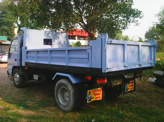 ขายหกล้อดั้มพ์ ISUZU-NPR66LX5T-4HF1-120 ฝาขาวปี42 แอร์ เพาเวอร์ เอฟหน้า-หลัง ดั้มสามมิตร