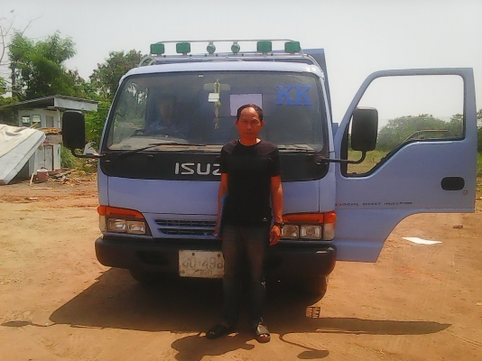 ขายหกล้อดั้มพ์ ISUZU-NPR66LX5T-4HF1-120 ฝาขาวปี42 แอร์ เพาเวอร์ เอฟหน้า-หลัง ดั้มสามมิตร