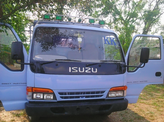 ขายหกล้อดั้มพ์ ISUZU-NPR66LX5T-4HF1-120 ฝาขาวปี42 แอร์ เพาเวอร์ เอฟหน้า-หลัง ดั้มสามมิตร