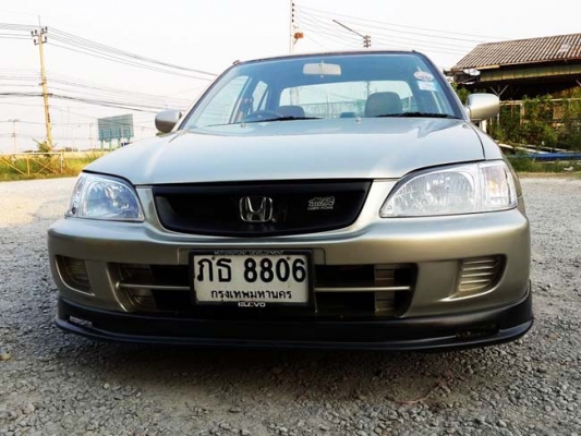 Honda city type z ปี 2000 เครื่อง d15b เกียร์ออโต้ ไม่ติดแก๊ส แต่งสวย ซิ่งๆ