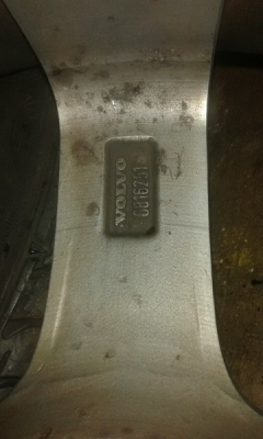 ขายล้อซิ่งVOLVOแท้รุ่นVOLANSก้านดาบ7ก้านขอบ17กว้าง7ET43