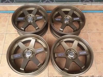 ขายล้อ TE37 Tf ขอบ 17 4รู100 กว้าง7.5 off 40  4  ล้อ