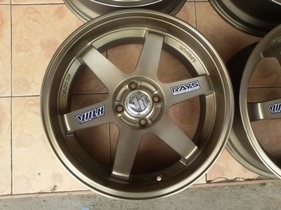 ขายล้อ TE37 Tf ขอบ 17 4รู100 กว้าง7.5 off 40  4  ล้อ