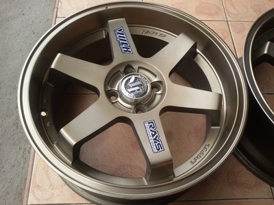 ขายล้อ TE37 Tf ขอบ 17 4รู100 กว้าง7.5 off 40  4  ล้อ