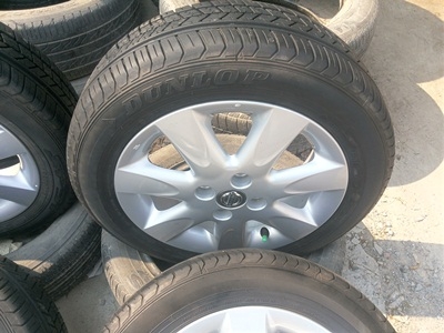 ขายล้อแม็กNISSAN March 15 ยางปี13 4 ล้อ ขายล้อแม็กNISSAN March 15 ยางปี13 4 ล้อ