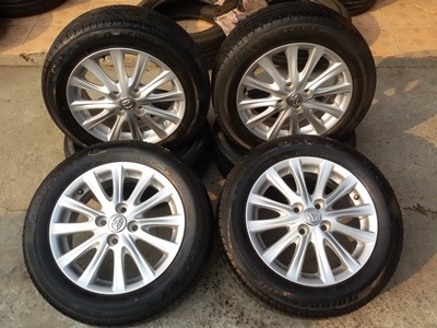 ขายล้อแม็กTOYOTA VIOS12 ก้านยางBRIDGESTONE ปี13  4 ล้อ