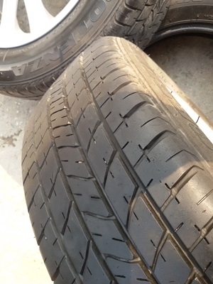 ขายล้อแม็กTOYOTA VIOS12 ก้านยางBRIDGESTONE ปี13  4 ล้อ