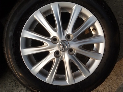 ขายล้อแม็กTOYOTA VIOS12 ก้านยางBRIDGESTONE ปี13  4 ล้อ