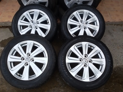 ขายล้อแม็กTOYOTA New VIOS ยางBRIDGESTONE  ปี13 4 ล้อ