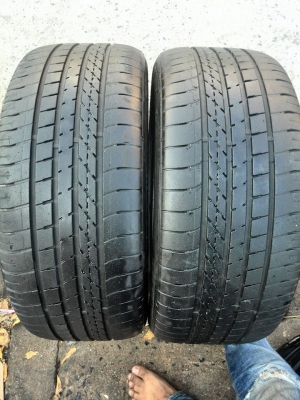 ขายยาง GOODYEAR 225-45-17 ปี10 ดอกสวย ไม่กินข้าง คู่ละ 1,800 บาท