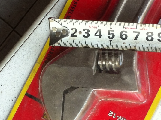 ประแจเลือย ALLWAYS ขนาด 12 นิ้ว ปากเลื่อนได้กว้าง 37 มม. ของใหม่เก่าเก็บยังไม่เคยใช้งาน