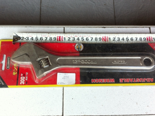 ประแจเลือย ALLWAYS ขนาด 12 นิ้ว ปากเลื่อนได้กว้าง 37 มม. ของใหม่เก่าเก็บยังไม่เคยใช้งาน