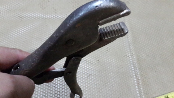 คีมล็อคVISE GRIP 10R USA.ครับ ด้ามตีVISE GRIP