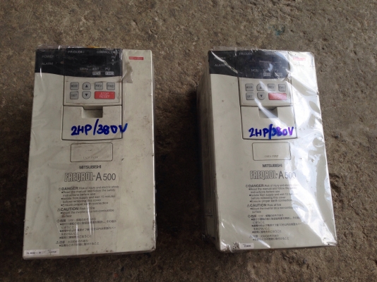 ขาย Inverter Mitsubishi ขนาด 2HP. 380V สภาพสวย พร้อมใช้งาน มี 2 ตัวครับ
