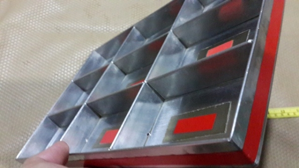 ถาดSTAINLESS แบบช่องอย่างหนา