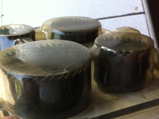 ชุดทำรูเจาะไม้แบบ6 ชิ้น  HOLE SAW ยี่ห้อ MOLLER  ขนาดโต 32 - 53 มม. สามารถเจาะได้ลึก 25-30 มม