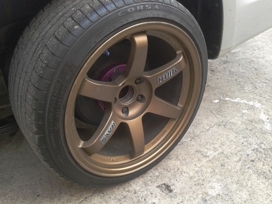 ขาย te37 18" 9.5*10.5 +ยาง ขาย te37 18" 9.5*10.5 +ยาง