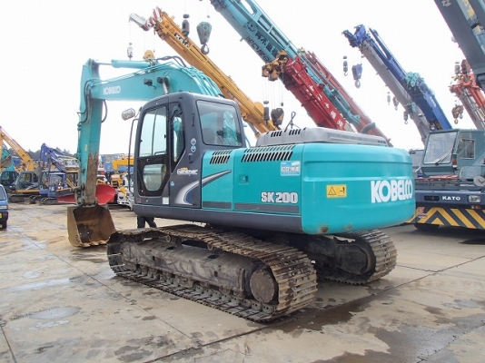 รถขุด Kobelco SK200-8 YN12-56907 เก่าญี่ปุ่นแท้ 4,919ขม. ใบแทรก 70 ซม. มีไลน์หัวเจาะ  กำลังเดินทางจากญี่ปุ่น