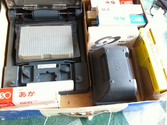 ชุดการพิมพ์ภาพจากญี่ปุ่นคล้ายกับการสกรีนงานแต่ทำงานสะดวกกว่า