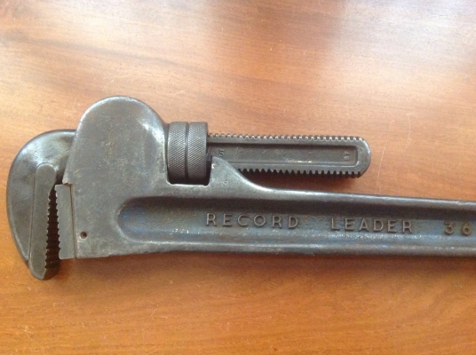 ขายประแจจับท่อ Vintage Record Reader England 36"