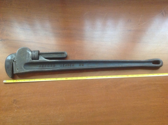 ขายประแจจับท่อ Vintage Record Reader England 36"