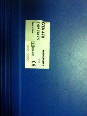 BLAUPUNKT 4CH GTA470 800W Made in Korea มือ2 BLAUPUNKT 4CH GTA470 800W Made in Korea มือ2