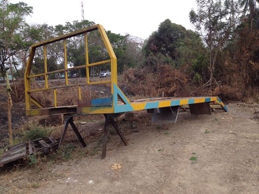 หางเทรนเลอร์ท้ายขึ้นแม็คโค เดิมใส่มิตซูรางหน้า5เสียบร้อย. สภาพสวยพร้อมใช้