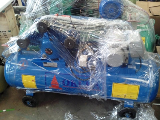 ขายปั๊มลม 165 ลิตร 2 HP มอเตอร์ 2HP มิตรซู ของใหม่ทั้งชุด