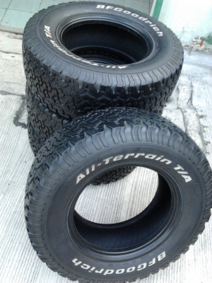 BF All USA. ขนาด265/70/16 ปี10 สภาพดี 1ชุด