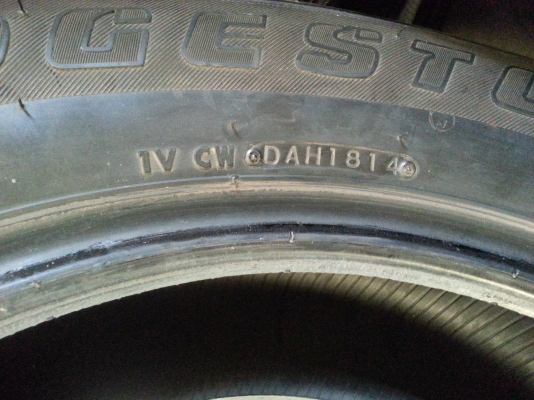 ยาง 255 65 17 บริสโตน 840 ใหม่มาก90เปอร์เซ็น