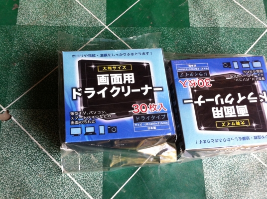 ของมาใหม่ผ้าเช็ดจากญี่ปุ่นทำความสะอาดหน้าจอต่างๆได้ทุกชนิด จากไฟฟ้าสถิตจากตัวเครื่อง